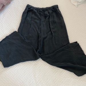 bella dahl dark grey strapless top and pant set size L